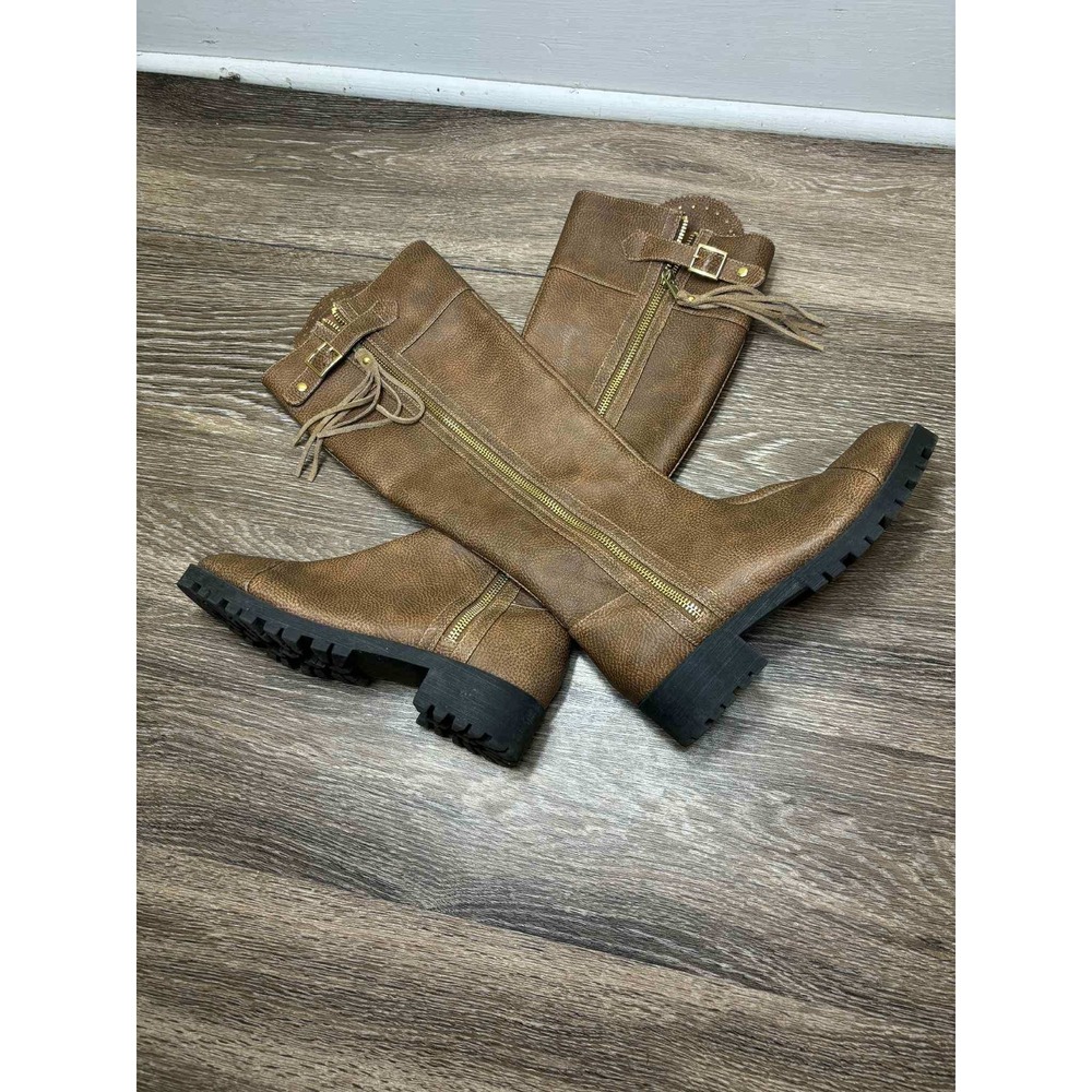 Very Volatile Women's Motorcycle Boots Knee- High Size 6